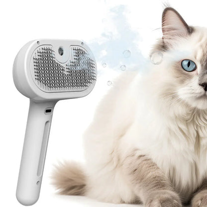 Upgraded Pet Spray Grooming Comb - Steamy Hair Removal & Cleaning Brush for Dogs and Cats Brushes Paws upgraded-steamy-pet-grooming-comb