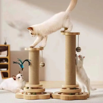 Interactive Rotatory Cat Scratcher: Purr-fect Exercise and Furniture Shield Cat Scratcher My Store ultimate-cat-scratcher-play-post