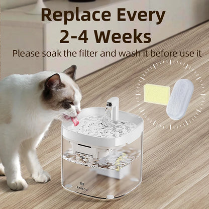 ROJECO Water Fountain Replaceable Filter Only for Transparent Cat Water Fountain for Cats Drinkers Pet Dog Water Purifier Filter  Rojeco rojeco-water-fountain-replaceable-filter-only-for-transparent-cat-water-fountain-for-cats-drinkers-pet-dog-water-purifier-filter