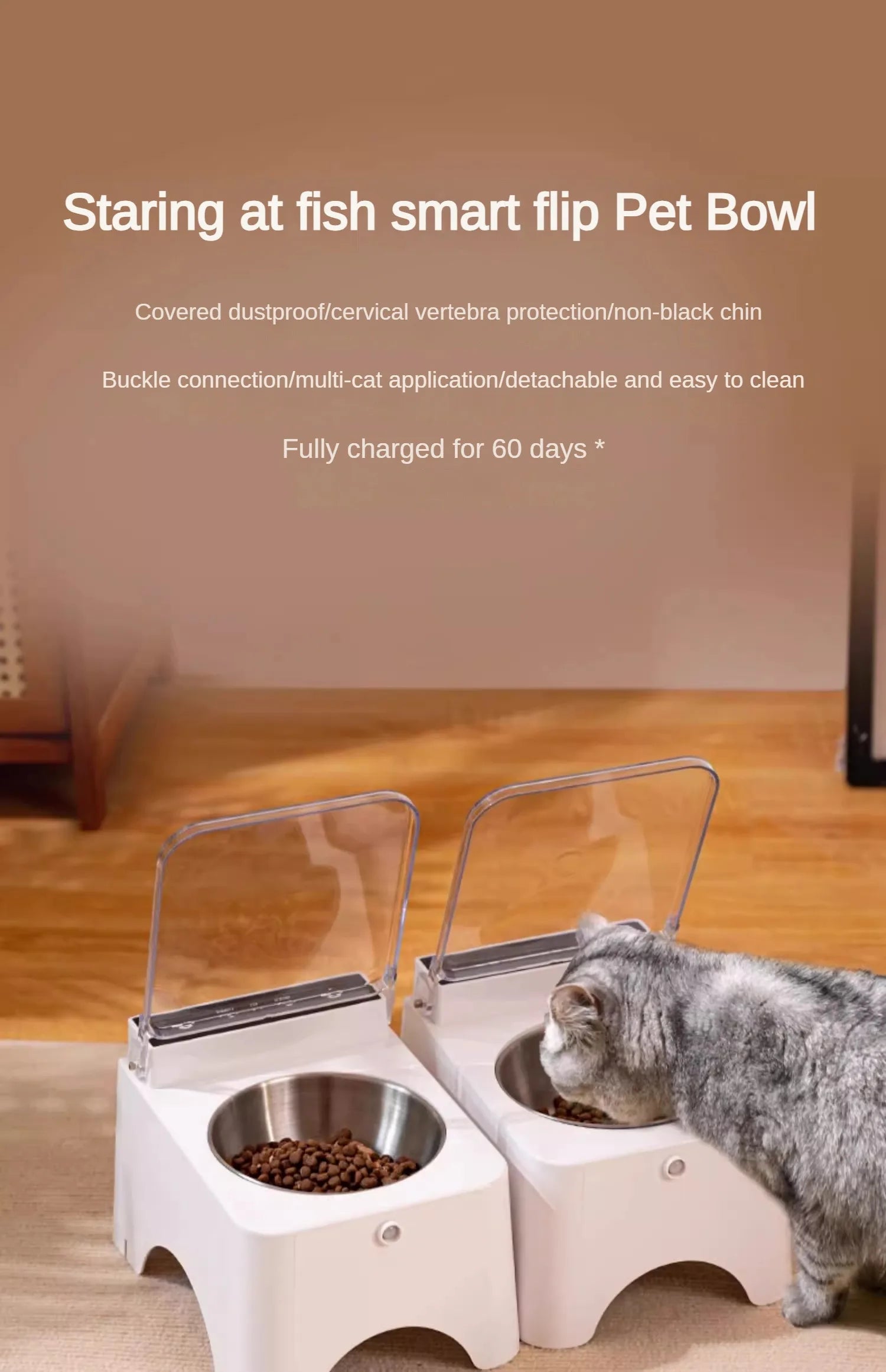 Smart Cat Bowl Pet Feeder Bowl Cat Dog Food Feeder Infrared Sensor Auto Open Cover Smart Feeder Anti-mouse Cat Food Dispenser  Paws smart-cat-bowl-pet-feeder-bowl-cat-dog-food-feeder-infrared-sensor-auto-open-cover-smart-feeder-anti-mouse-cat-food-dispenser