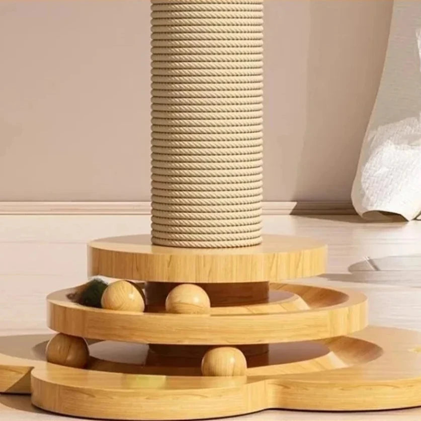 Interactive Rotatory Cat Scratcher: Purr-fect Exercise and Furniture Shield Cat Scratcher My Store ultimate-cat-scratcher-play-post