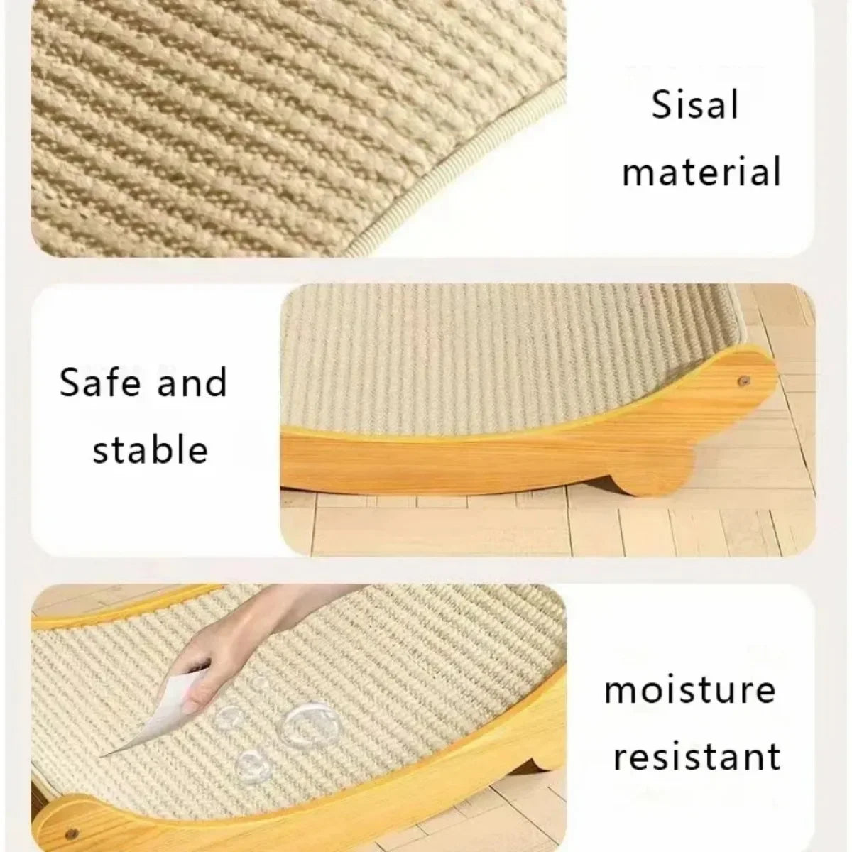 Multipurpose Wooden Cat Scratcher and Cozy Retreat Cat Scratcher and Bed My Store wooden-cat-scratching-pads-detachable-wear-resistant-cat-scratch-board-multifuction-cats-sleeping-bed-kitten-grinding-cats-toys-105239380294-79ihn