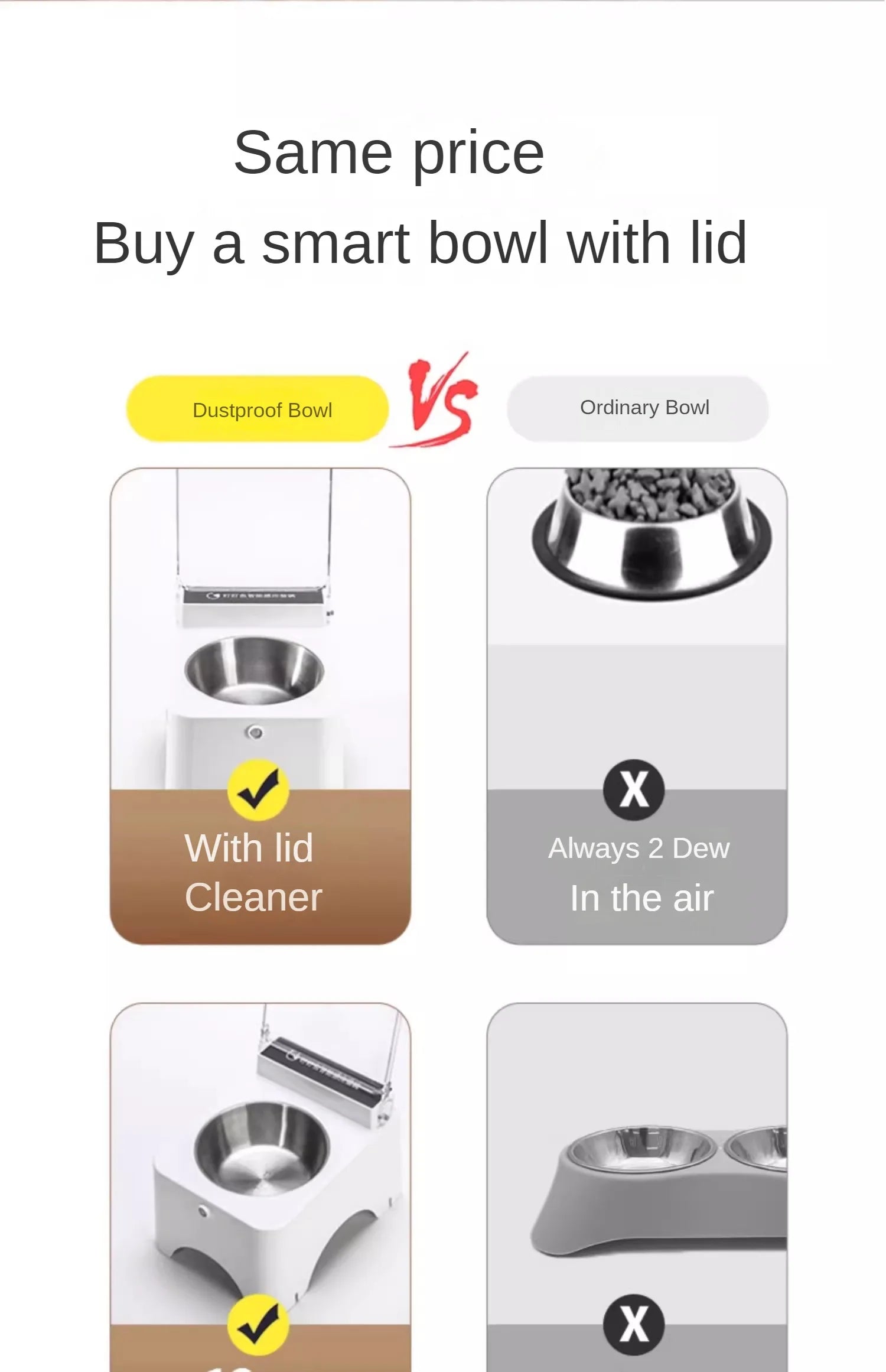 Smart Cat Bowl Pet Feeder Bowl Cat Dog Food Feeder Infrared Sensor Auto Open Cover Smart Feeder Anti-mouse Cat Food Dispenser  Paws smart-cat-bowl-pet-feeder-bowl-cat-dog-food-feeder-infrared-sensor-auto-open-cover-smart-feeder-anti-mouse-cat-food-dispenser