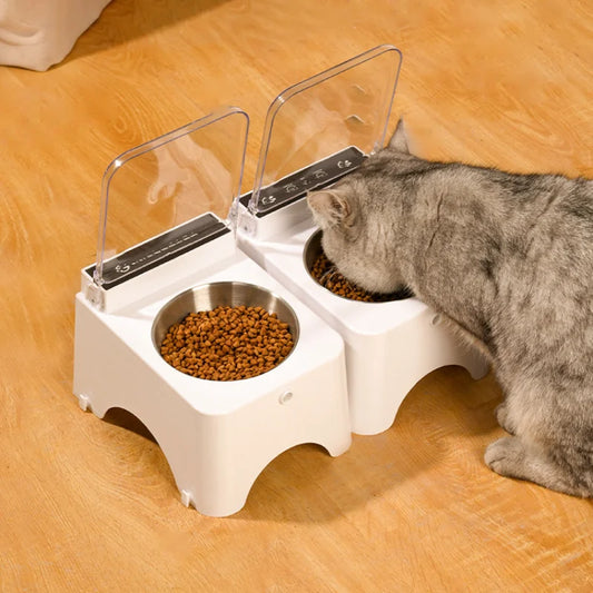 Smart Cat Bowl Pet Feeder Bowl Cat Dog Food Feeder Infrared Sensor Auto Open Cover Smart Feeder Anti-mouse Cat Food Dispenser  Paws smart-cat-bowl-pet-feeder-bowl-cat-dog-food-feeder-infrared-sensor-auto-open-cover-smart-feeder-anti-mouse-cat-food-dispenser