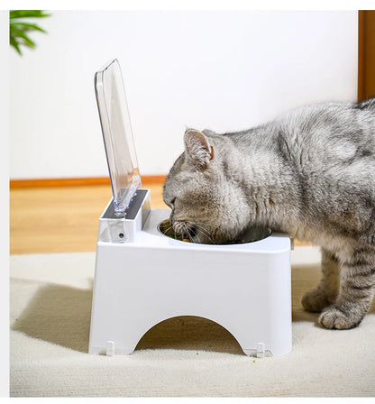 Smart Cat Bowl Pet Feeder Bowl Cat Dog Food Feeder Infrared Sensor Auto Open Cover Smart Feeder Anti-mouse Cat Food Dispenser  Paws smart-cat-bowl-pet-feeder-bowl-cat-dog-food-feeder-infrared-sensor-auto-open-cover-smart-feeder-anti-mouse-cat-food-dispenser