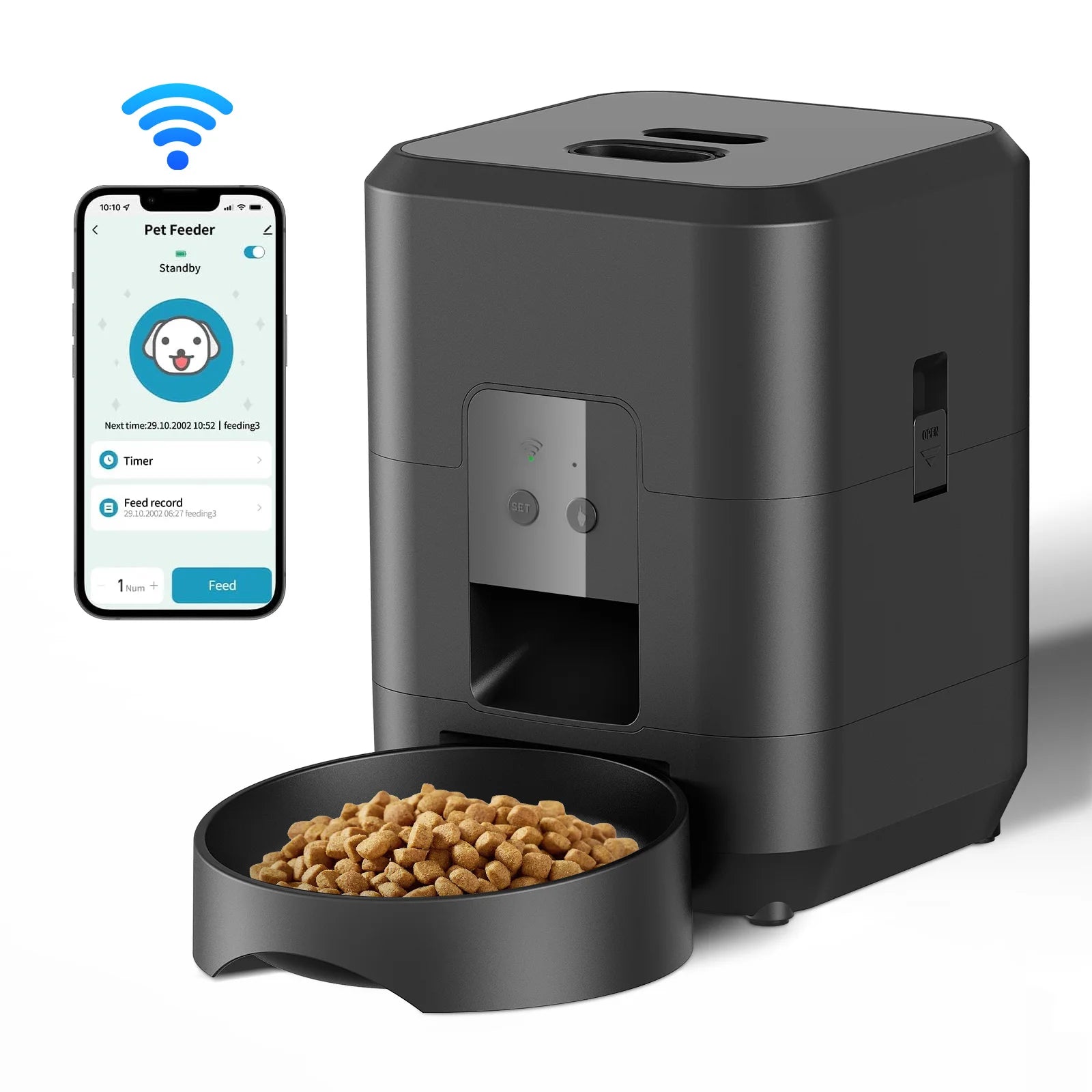 Automated Pet Feeder: Precision Portions, Happy Pets, Healthy Living Automated Pet Feeder Paws smart-automatic-pet-feeder-timed-portions