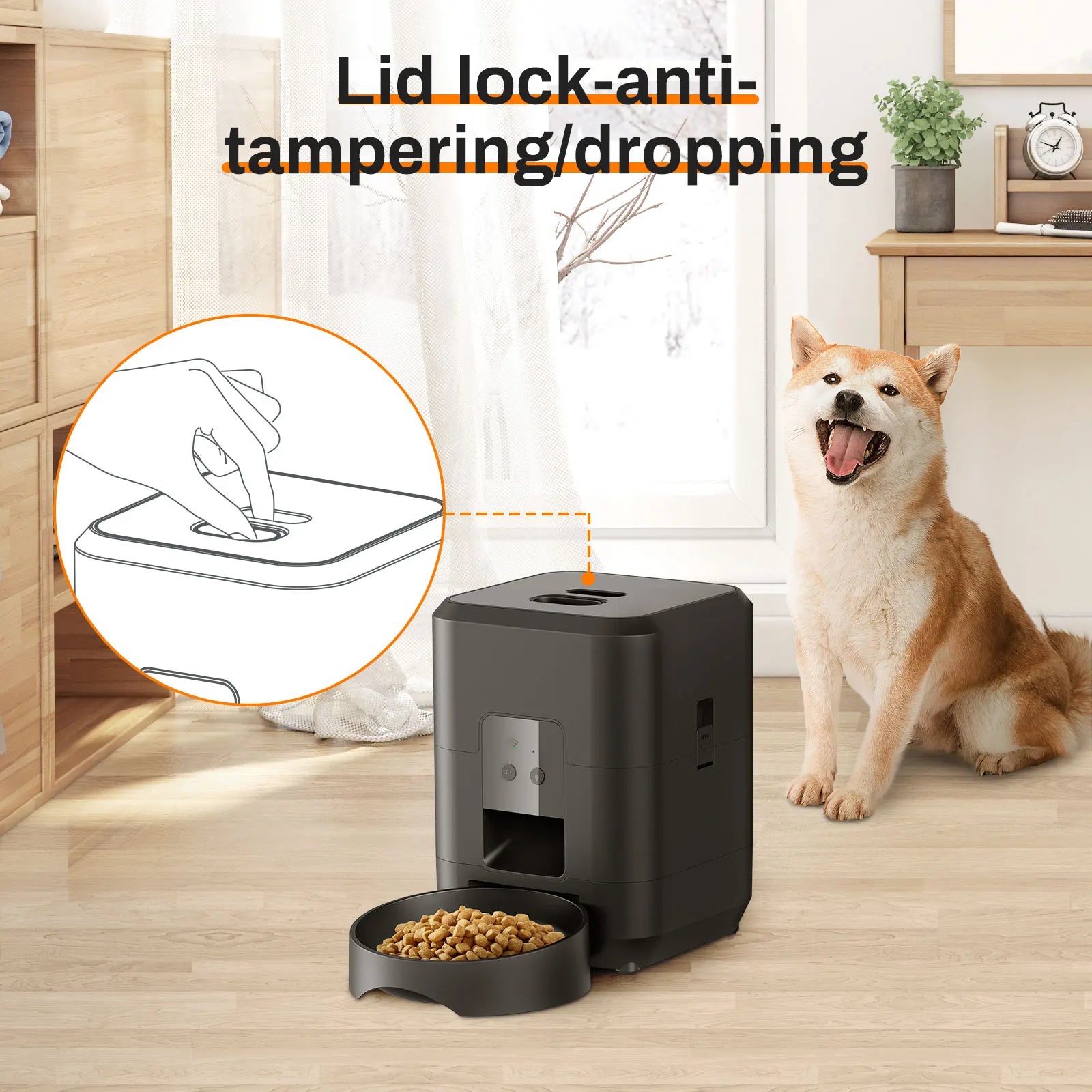 Automated Pet Feeder: Precision Portions, Happy Pets, Healthy Living Automated Pet Feeder Paws smart-automatic-pet-feeder-timed-portions