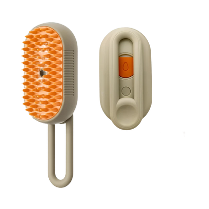 3-in-1 Electric Pet Brush - Steam Spray, Anti-Tangle, & Massage Comb for Cats & Dogs Brushes Paws 3-in-1-grooming-spray